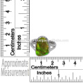 Joyería natural del anillo de la plata esterlina de la piedra preciosa 925 de Ammolite